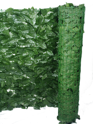 Artificial UV Peach Leaf Roll 3m By 1m