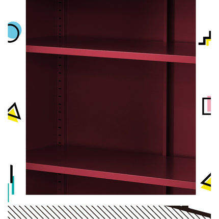ArtissIn Buffet Sideboard Locker Metal Storage Cabinet - SWEETHEART Pink
