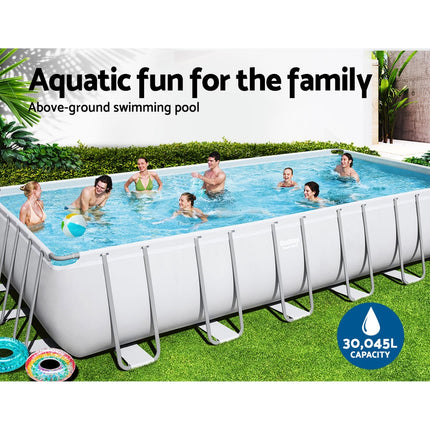 Bestway Above Ground Swimming Pool Power Steel™ Rectangular Frame Pools Filter