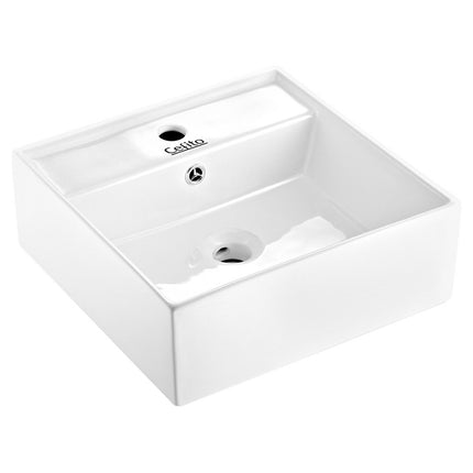 Cefito Ceramic Rectangle Sink Bowl - White