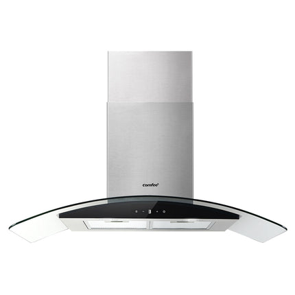 Comfee Rangehood 900mm Range Hood Stainless Steel LED Glass Home Kitchen Canopy