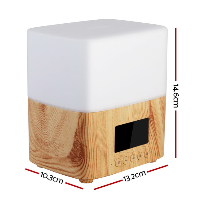 Devanti Aroma Diffuser Aromatherapy Humidifier Essential Oil Clock