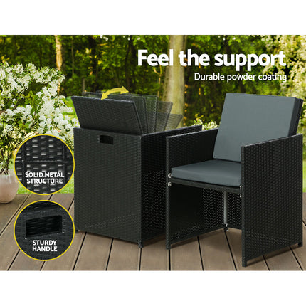 Gardeon Recliner Chairs Sun Lounge Wicker Lounger Outdoor Furniture Patio Sofa