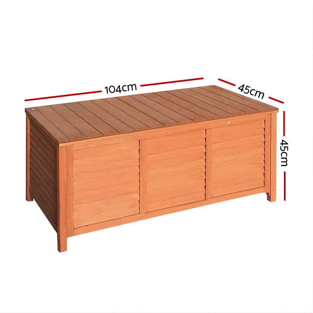 Gardeon Outoor Fir Wooden Storage Bench