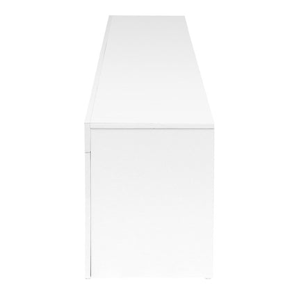 Artiss TV Cabinet Entertainment Unit Stand RGB LED Gloss Furniture 145cm White