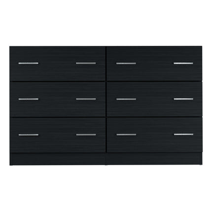Artiss 6 Chest of Drawers Cabinet Dresser Table Tallboy Lowboy Storage Black