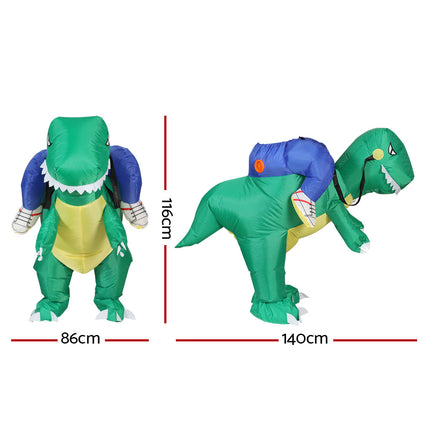 Inflatable Costume Halloween Adult Suit Party Cosplay Dinosaur Blow up