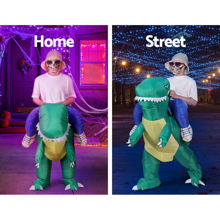 Inflatable Costume Halloween Adult Suit Party Cosplay Dinosaur Blow up