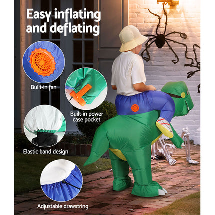 Inflatable Costume Halloween Adult Suit Party Cosplay Dinosaur Blow up