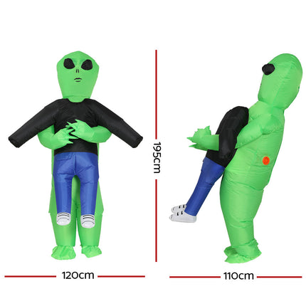 Inflatable Costume Halloween Adult Suit Alien Party Fancy Dress Cosplay Scary Blow up