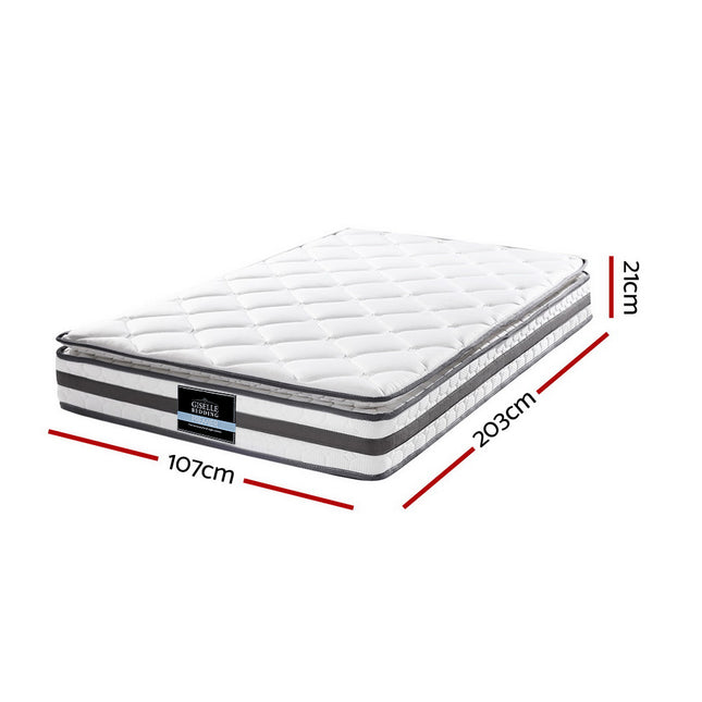 Giselle Bedding Normay Bonnell Spring Mattress 21cm Thick King Single