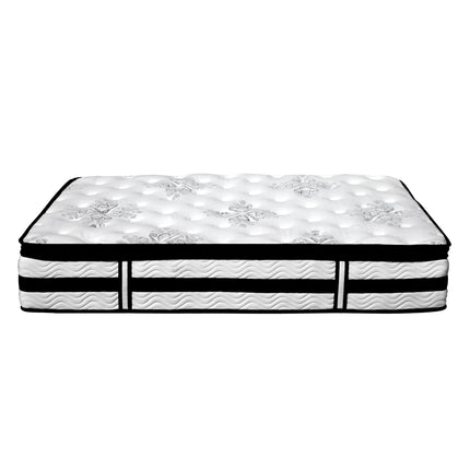 Giselle Bedding Algarve Euro Top Pocket Spring Mattress 34cm Thick King Single