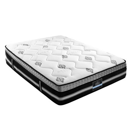 Giselle Bedding Galaxy Euro Top Cool Gel Pocket Spring Mattress 35cm Thick Queen