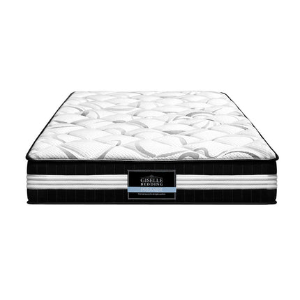 Giselle Bedding Mykonos Euro Top Pocket Spring Mattress 30cm Thick Single