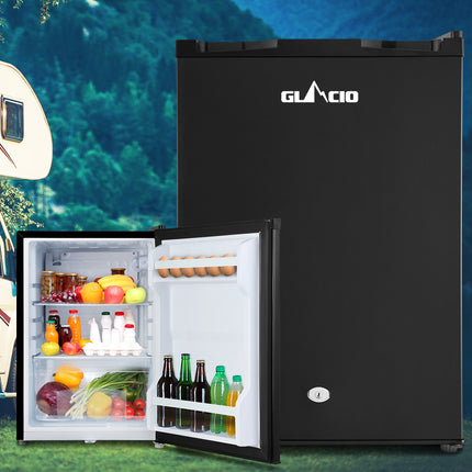 Glacio Camping 80L Portable Fridge Cooler Upright 12V/24V/240V Caravan