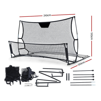 Everfit Portable Soccer Rebounder Net Volley Training Football Goal Trainer XL