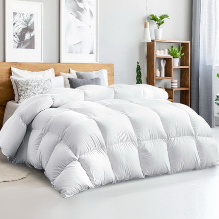 Giselle Bedding Super King 500GSM Goose Down Feather Quilt