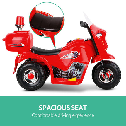 Rigo Kids Ride On Motorbike Motorcycle Car Red