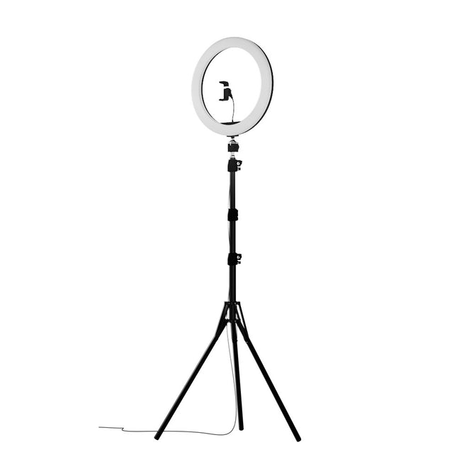 Embellir LED Ring Light 12" 5500K Dimmable Diva Diffuser With Stand Make Up