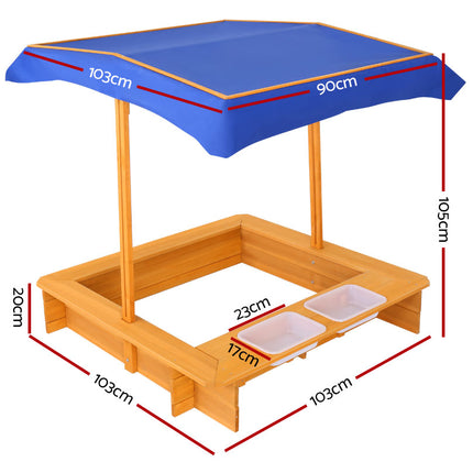 Keezi Outdoor Canopy Sand Pit