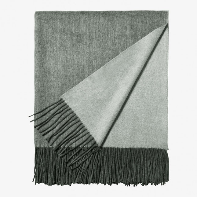 LM Home Cashmere Mix Throw - Eucalyptus/Gum