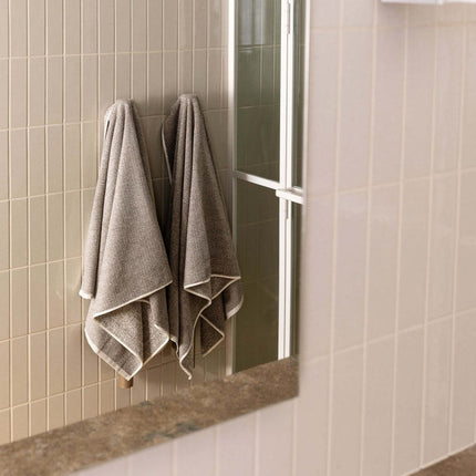 Tweed Light Bath Towels by LM Home (Pack of 2)