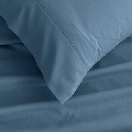 Royal Comfort 3000 Thread Count Bamboo Cooling Sheet Set - Queen - Denim