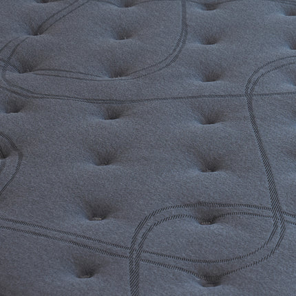 Eco Lux Euro Top 7 -Zone Pocket Spring Mattress Plush Edge Support Medium Firm - Single