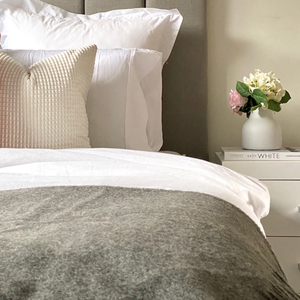 Brighton Throw - 100% NZ Wool -  Grey