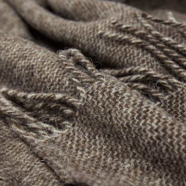 Cambridge Throw - 100% NZ Wool -  Natural
