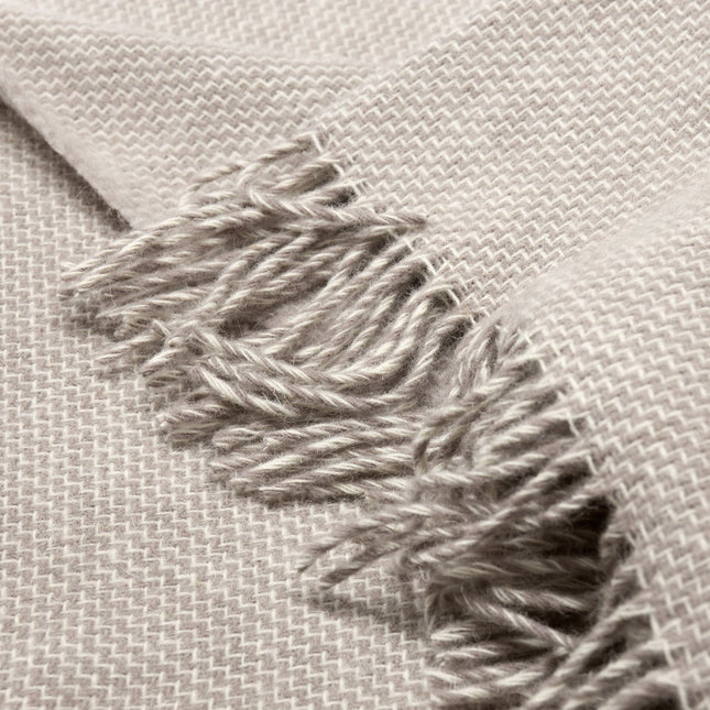 Cambridge Throw - 100% NZ Wool -  Silver