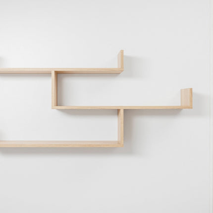 ZURICH MULTI LEVEL SHELF KIT (OAK)