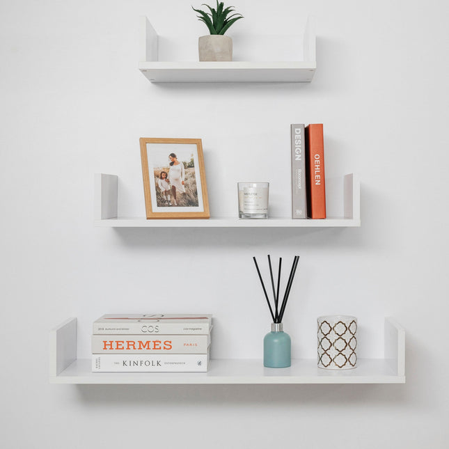 OSLO THREE PIECE SHELF KIT (WHITE)