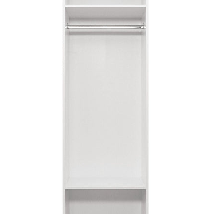 MALMO THREE SHELF/FOUR DRAWER WALK IN WARDROBE - FLUTED