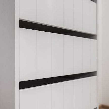 MALMO THREE SHELF/FOUR DRAWER WALK IN WARDROBE - VJ PANEL