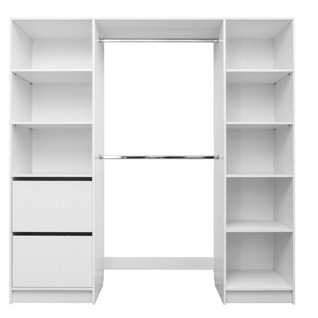 BASEL 2M WALK IN WARDROBE KIT - FLUTED