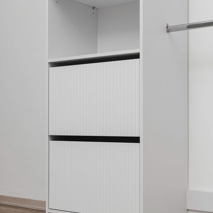 BASEL 2M WALK IN WARDROBE KIT - FLUTED