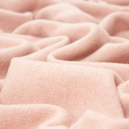 Oxford Throw - Merino Wool Blend - Blush