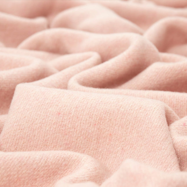 Oxford Throw - Merino Wool Blend - Blush