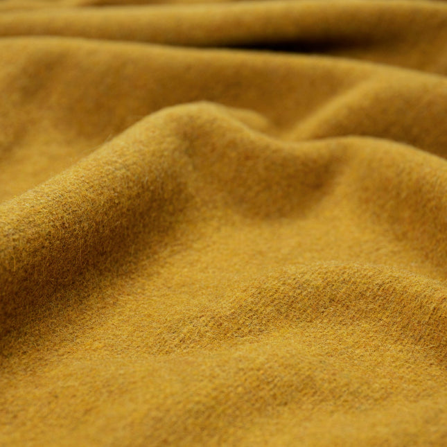 Oxford Throw - Merino Wool Blend - Mustard