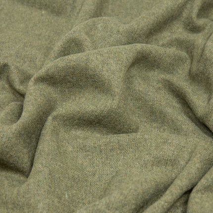 Paddington Throw - Fine Wool Blend - Olive