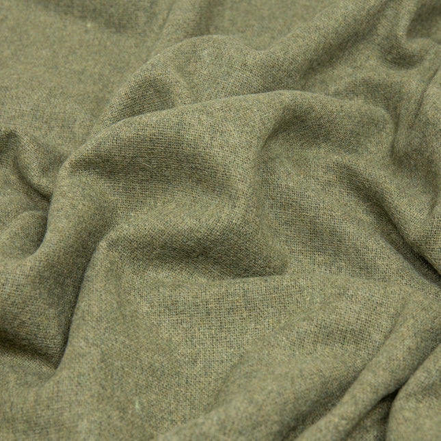 Paddington Throw - Fine Wool Blend - Olive