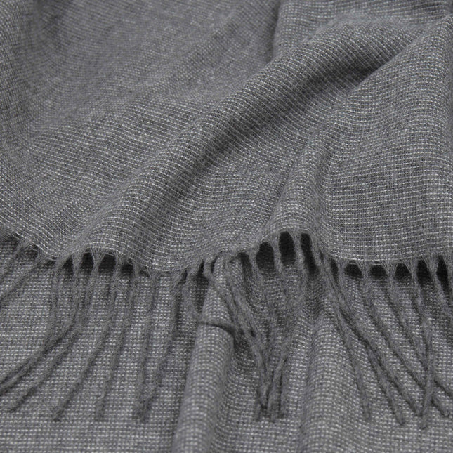 Paddington Throw - Fine Wool Blend - Slate