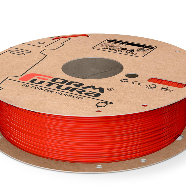 ABS Filament ClearScent ABS 1.75mm Transparent Red 750 gram 3D Printer Filament