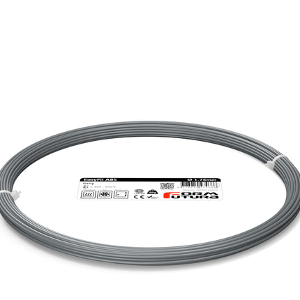 ABS Filament EasyFil ABS 1.75mm Grey 50 gram 3D Printer Filament