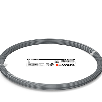 PLA Filament EasyFil PLA 1.75mm Grey 50 gram 3D Printer Filament