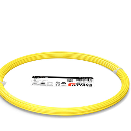 PLA Filament EasyFil PLA 1.75mm Yellow 50 gram 3D Printer Filament