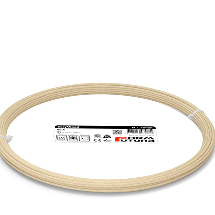 Wood feel PLA based filament EasyWood 1.75mm Birch 50 gram 3D Printer Filament