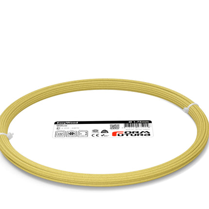 Wood feel PLA based filament EasyWood 1.75mm Willow 50 gram 3D Printer Filament