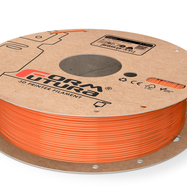 PETG Filament HDglass 1.75mm Fluor Orange Stained 750 gram 3D Printer Filament